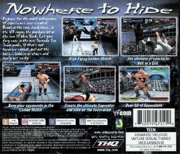 WWF SmackDown! 2 - Know Your Role (US) box cover back